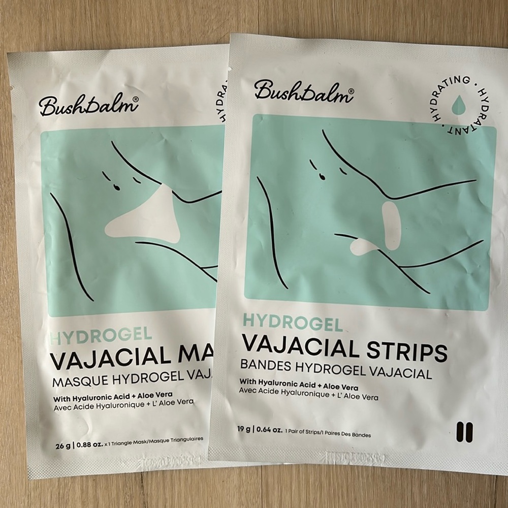 Set of 2 Bushbalm Hydrogel Vajacial Mask